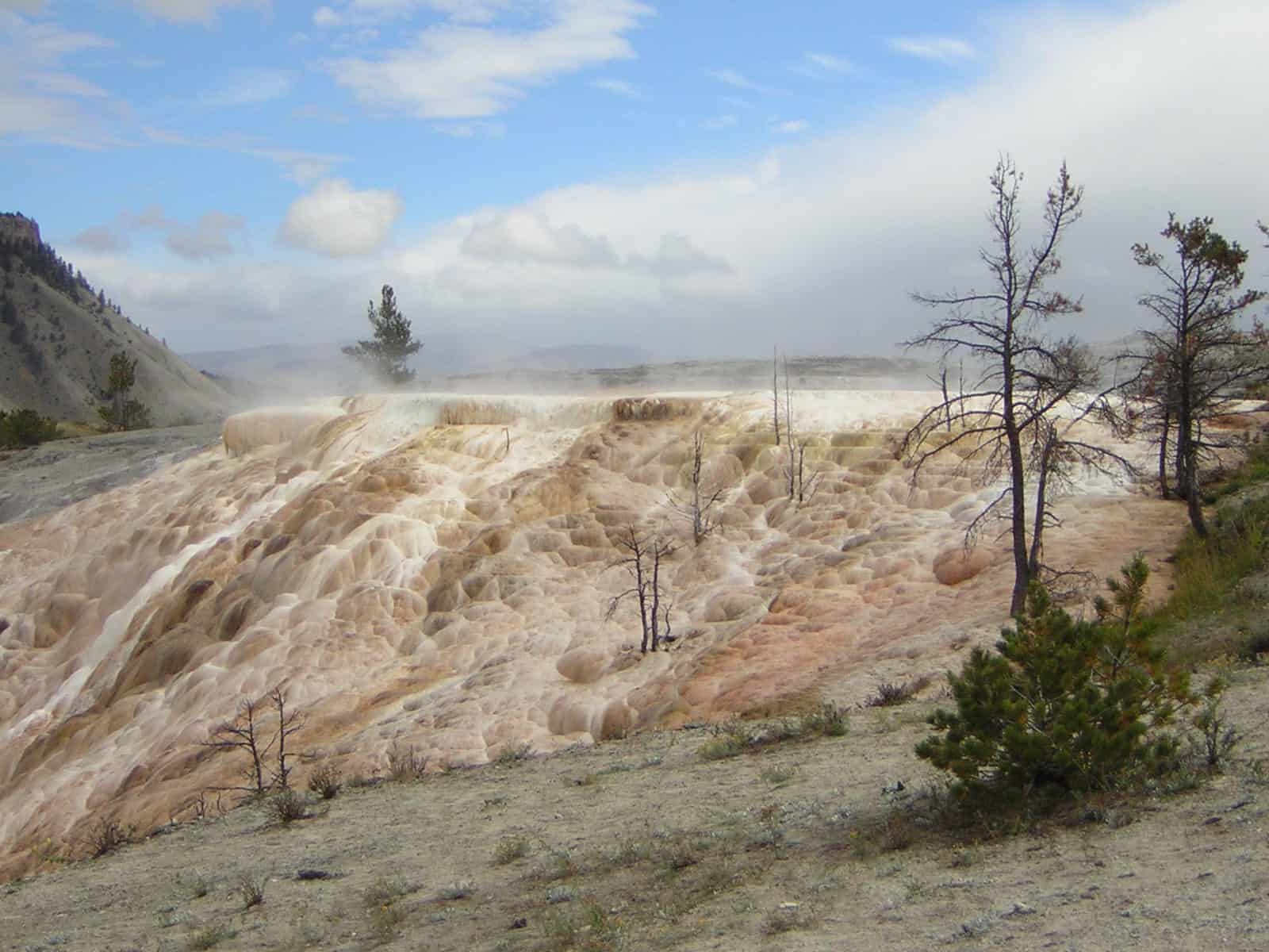 Montaña árida Yellowstone