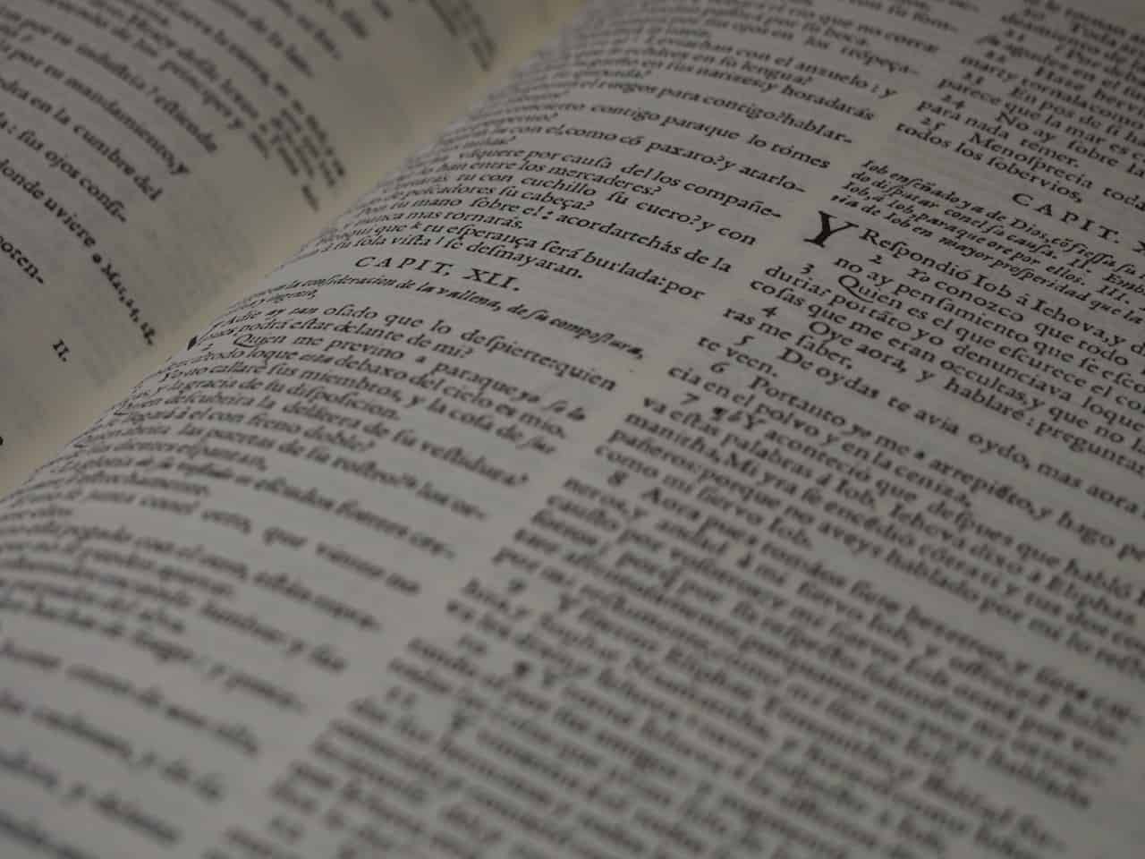 Páginas de la Biblia
