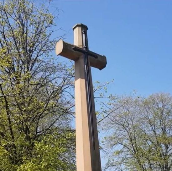 Cruz en cementerio Inglaterra